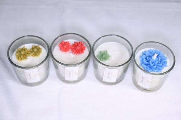 White Votive Candles (Set of 4)