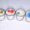 White Votive Candles (Set of 4)