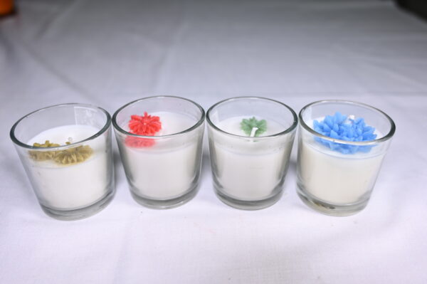 White Votive Candles (Set of 4)