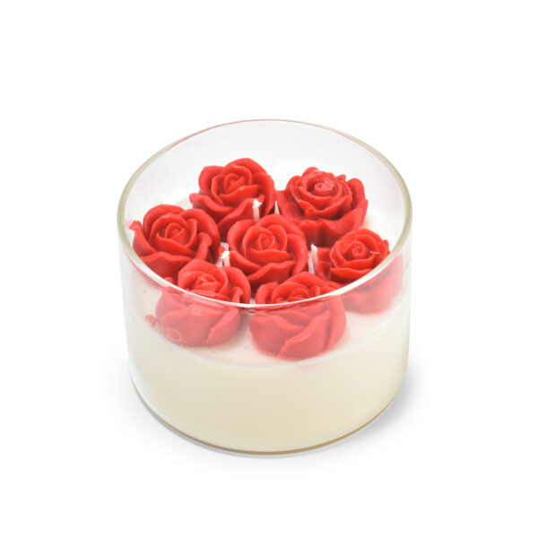 Rose Flower Candle