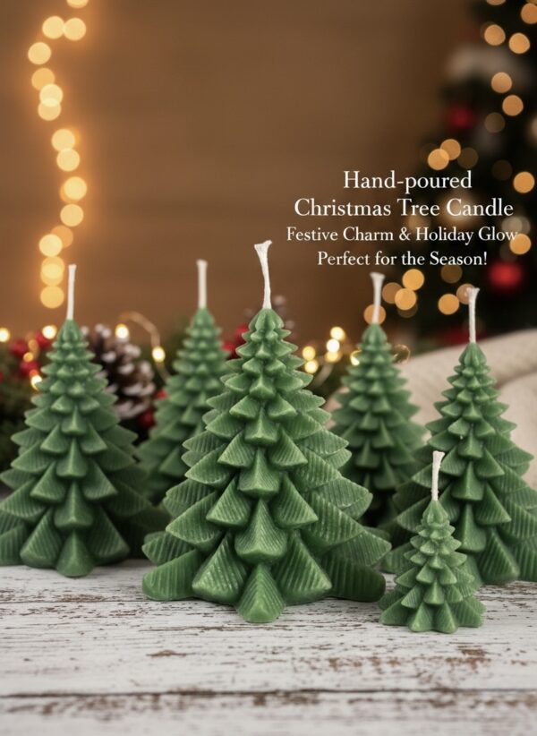Christmas Tree Candle Set of 2