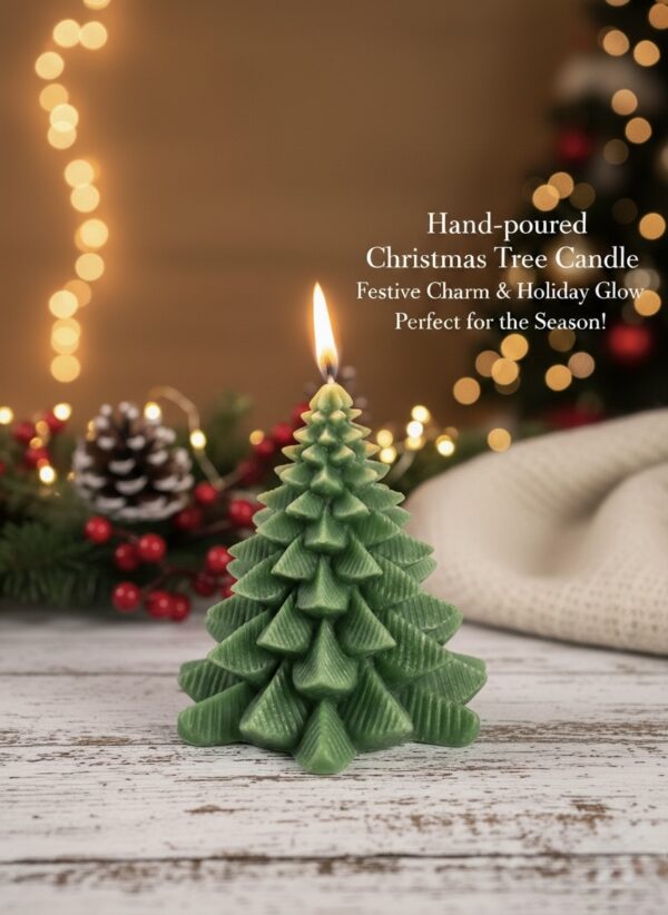 Christmas Tree Candle Set of 2