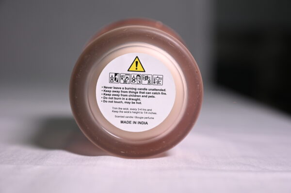 Luxury Pink Glass Jar Soy Candle