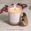 Luxury Pink Glass Jar Soy Candle