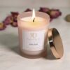 Luxury Pink Glass Jar Soy Candle