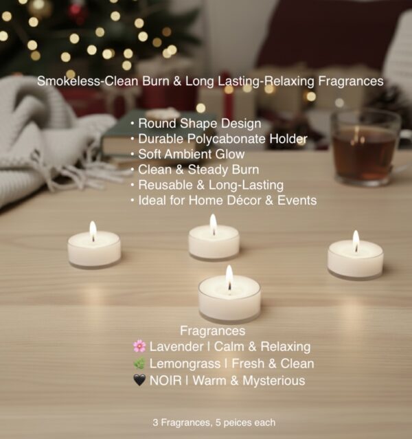 Polycabonate Scented Tealight Candles