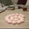 Polycabonate Scented Tealight Candles Baby Pink