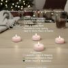 Polycabonate Scented Tealight Candles Baby Pink