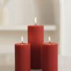 Ripped Pillar Soy Wax Scented Candle Set of 3
