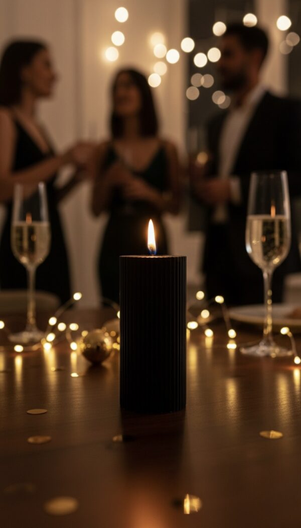 Ripped Pillar Soy Wax Scented Candle Set of 3