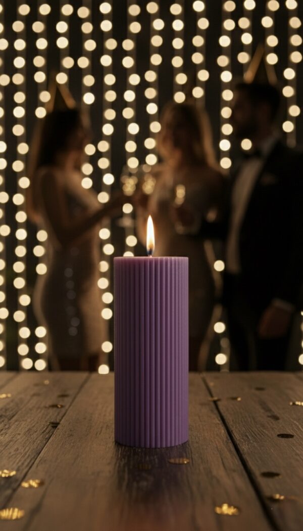 Ripped Pillar Soy Wax Scented Candle Set of 3