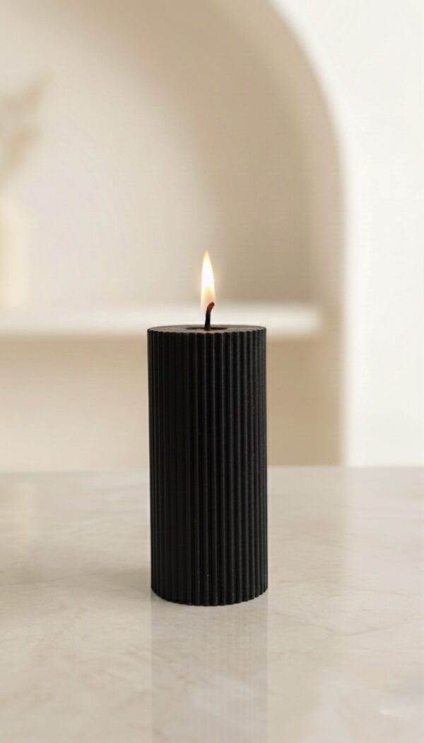 Ripped Pillar Soy Wax Scented Candle Set of 3