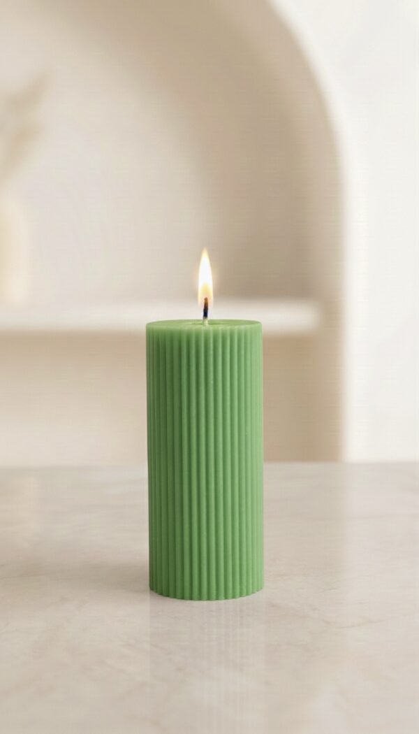 Ripped Pillar Soy Wax Scented Candle Set of 3