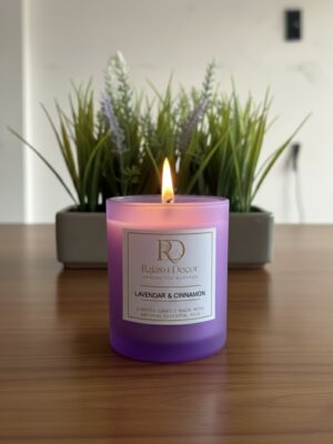 Lavender & Cinnamon Soy Wax Candle