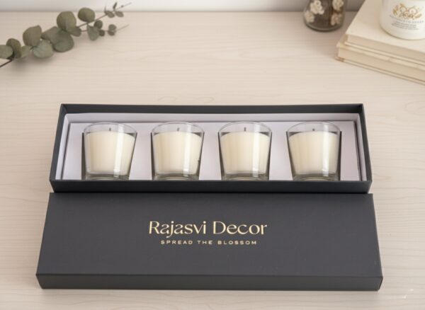 🕯️ Luxury Votive Scented Soy Wax Candle Set of 4