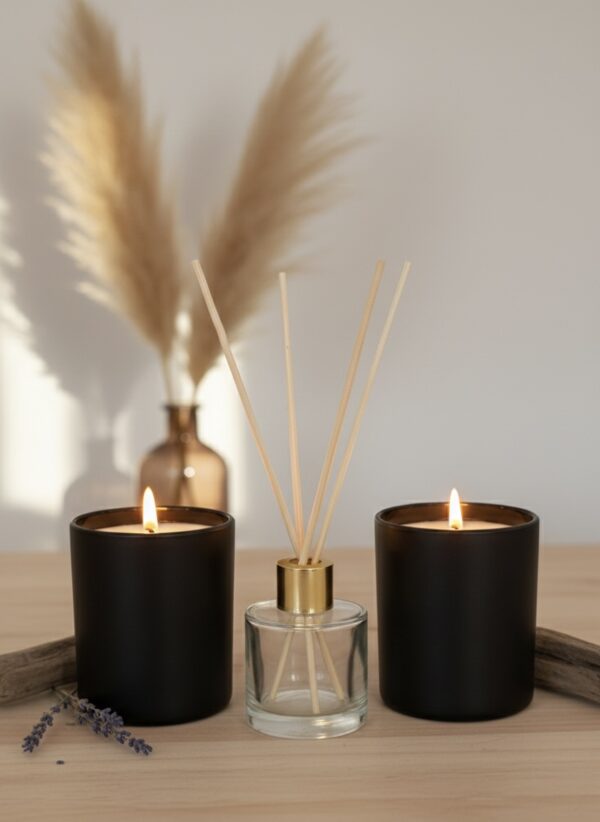 🌿 Luxury Scented Soy Candle & Diffuser Gift Box