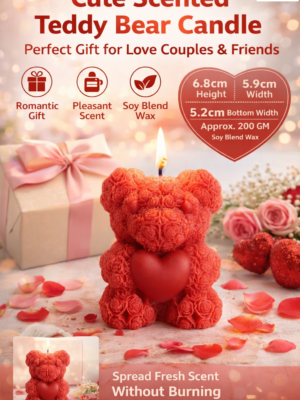 Teddy Red Teddy Bear-Scented Candle