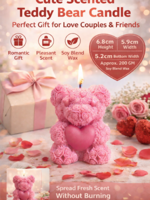 Teddy Pink Pink Teddy Bear-Scented Candle