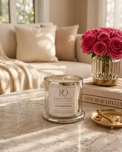 Golden Shades Bell Jar Scented Candle - Image 4
