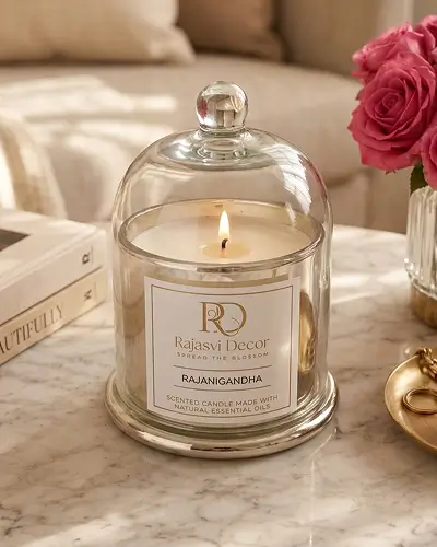 Golden Shades Bell Jar Scented Candle - Image 2