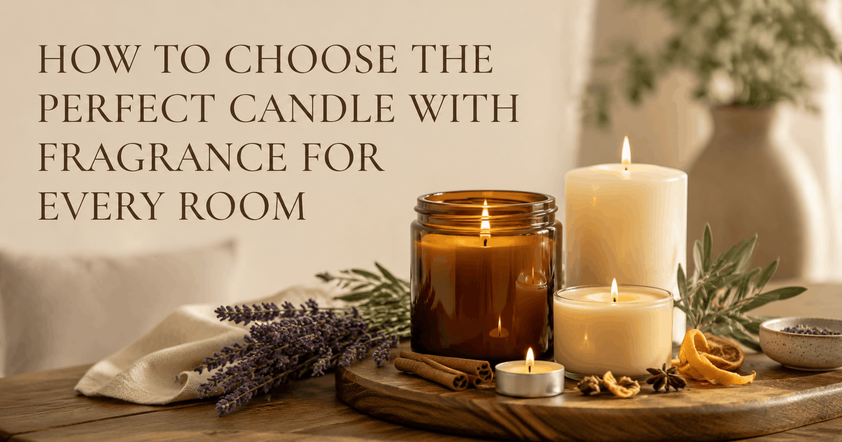 candle with fragrance